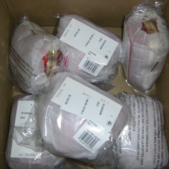 Betsey Johnson Kitsch Stole My Heart Small Crossbody Bag Red Rhinestones NWT - Picture 13 of 15